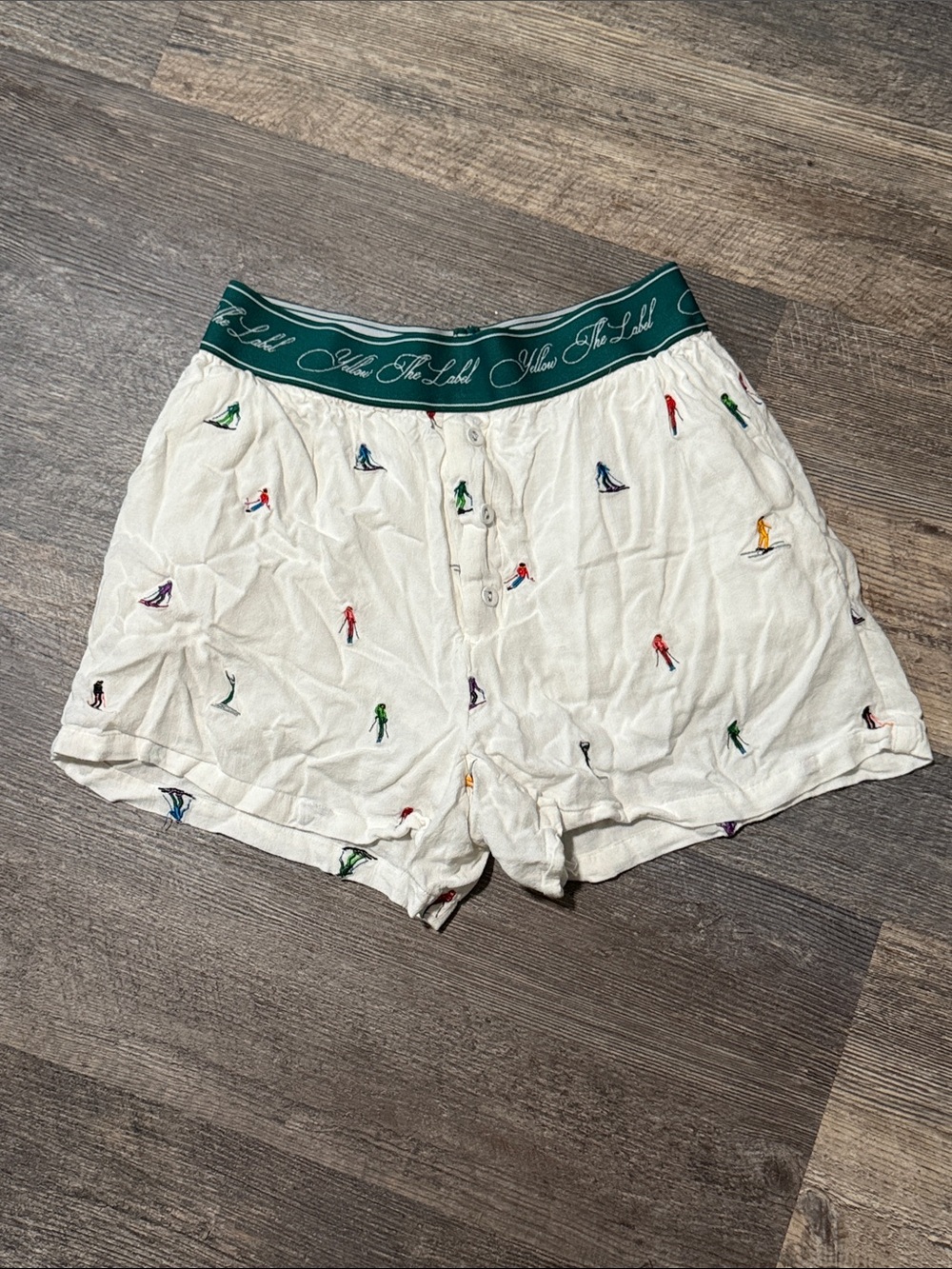 Yellow the label Linen Shorts M - Picture 9 of 9